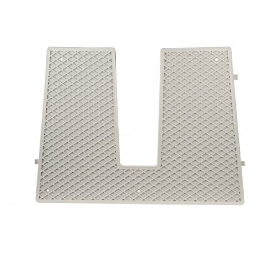 Antivibračné zrkadlo plastové sivé 430x324 mm 