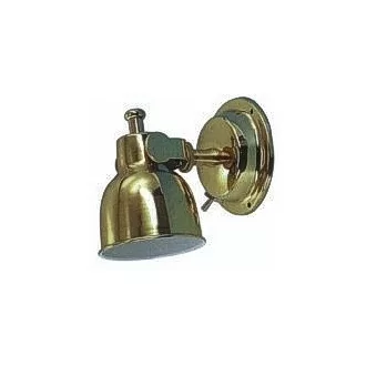 Poschodové svetlo DE LUXE lakovaná mosadz 75mm 15W
