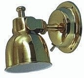 Poschodové svetlo DE LUXE lakovaná mosadz 75mm 15W