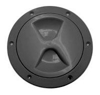 Kontrolný kryt PP light verzia 6" (152 mm) čierna