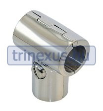 Nerezový striekací uholník 90° pre 25 mm rúry
