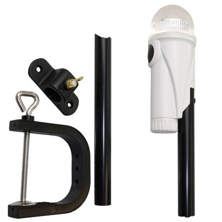 LED Nav-Light Signal biela w. 645mm stožiar skrutka.