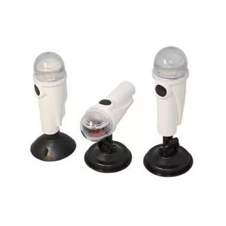 LED Nav-Light Signal biela w. Prísavka