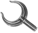 Popruh vidlica nylon čierna (sceptre)