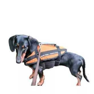 Flotačná pomôcka pre psov 15-40 kg oranžová