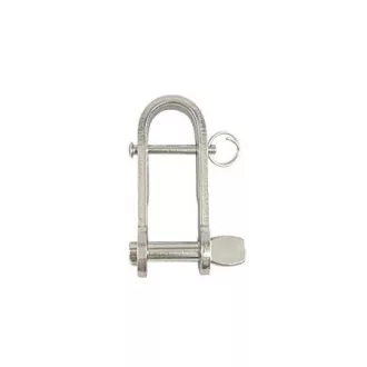 Plochá spona z nehrdzavejúcej ocele 6x23 mm