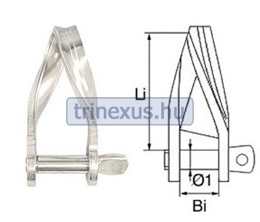 Skrutka z nehrdzavejúcej ocele 5 x 22 mm