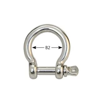   <10-St.Pack>Zakrivený okraj z nehrdzavejúcej ocele 3 mm 7