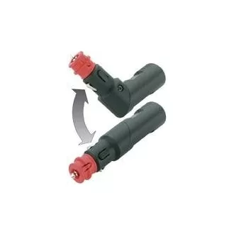 Univerzálna zástrčka 6-24V max.8A pod uhlom