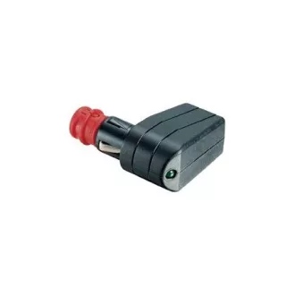   Univerzálna pravouhlá zástrčka 6-24V max.8A Svetelná dióda