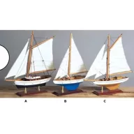 Model lode plachetnice v niekoľkých farbách 33cm