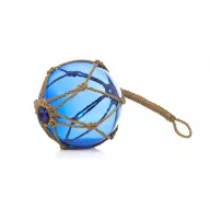 Modrý sklenený kužeľ 31 cm VVL