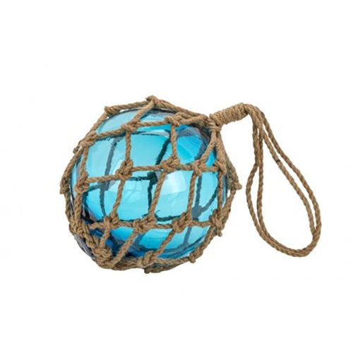 Svetlomodrý sklenený kužeľ 31 cm VVL