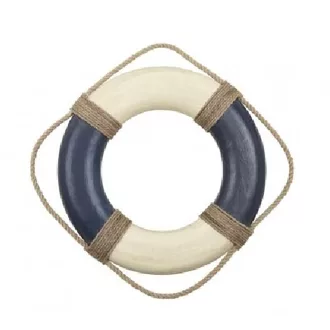   Záchranný kruh retro ( len na dekoratívne účely ) modrý 50cm VVL