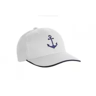 Baseballová čiapka s háčikmi biela VVL