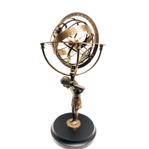 Armilárna guľa s držiakom Atlas 53cm VVL