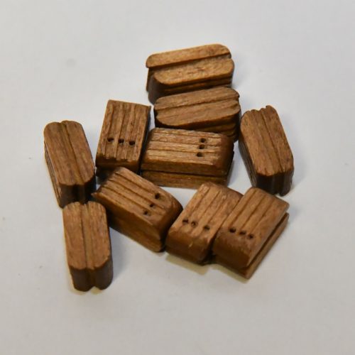 Blok kladky tri za sebou 10 mm 10 kusov VVL