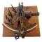 Sextant s mikrometrom v drevenej škatuli 24 cm VVL