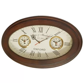 Oválne nástenné hodiny 45 cm VVL