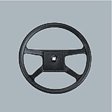 Plastové riadidlá ULTRAFLEX V33 čierne 342 mm