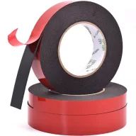    Obojstranná vodotesná lepiaca páska červená 30 mm x 10 m