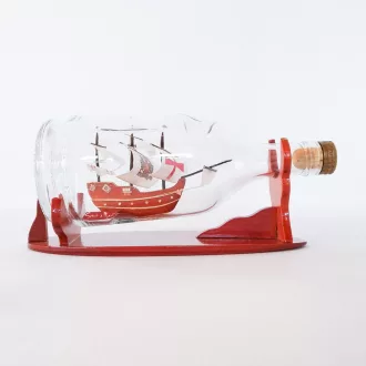 Santa Maria plachetnica model v Henessy fľaša VVL