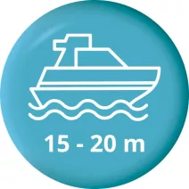Trup dlhý 15 až 20 metrov